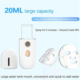 thumbnail image 4 of 3X Portable Facial Steamer, Mini USB Facial Humidifier, Nano Facial Sprayer, Face Steamer Mist Spray Machine, 4 of 6