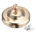 thumbnail image 1 of Milaget Ceiling Rose Hook Plate Ceiling Lamp Bases Living Room Chandelier Part Lamp Base gold, 1 of 7
