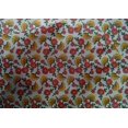 thumbnail image 4 of oneOone Cotton Silk Fabric Leaves & Floral Block Printed Fabric 1 Yard 42 Inch Wide, 4 of 4