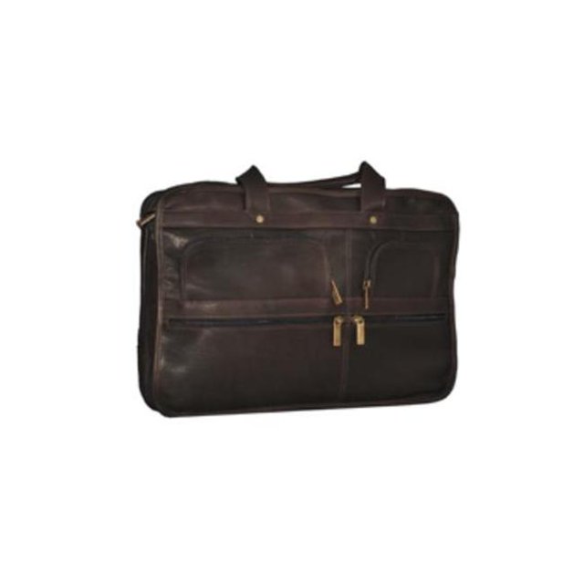 David King & Co 180C Expandable Laptop Bag- Cafe