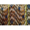 thumbnail image 4 of oneOone Cotton Silk Fabric Stripe & Chevron Ikat Printed Fabric 1 Yard 42 Inch Wide, 4 of 4