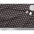 thumbnail image 2 of Soimoi Rayon Fabric Snail Insects Print Sewing Fabric Yard 56 Inch Wide, 2 of 3