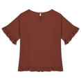 thumbnail image 4 of RXIRUCGD 2025 Vêtements d'Été pour Enfants Nouveaux T-Shirts d'Été pour Enfants Manches Raglan Manches Courtes T-Shirt Graphique Col Rond T-Shirt Filles Haut Décontracté, 4 of 8