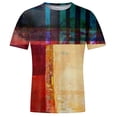 thumbnail image 4 of EGNMCR T-Shirts à Manches Courtes pour Hommes Été Décontracté Col Rond T-shirt, Mode Hommes Décontracté Impression Numérique 3D Sport Manches Courtes Hauts d'Été Décontractés,, 4 of 5