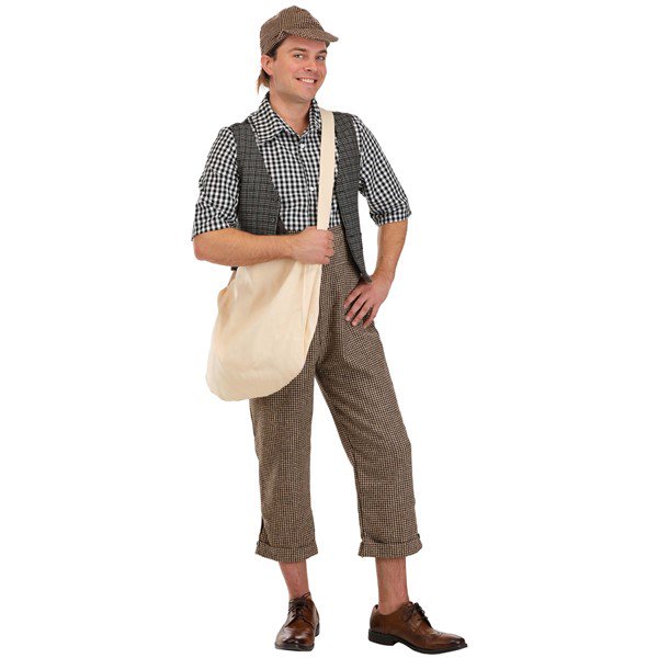 Adult 20's Newsie Costume | Exclusive | Made By Us