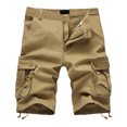 thumbnail image 1 of Leutsin Men's Plus Size Cargo Shorts Multi-Pockets Relaxed Summer Beach Shorts Pants, 1 of 6