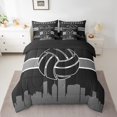 thumbnail image 2 of YST, Gamer Bedding, Volleyball Comforter Set, Sport Theme, 7-Piece, King Size, 2 of 4
