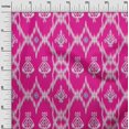 thumbnail image 2 of oneOone Georgette Viscose Fabric Geometric Ikat Print Fabric BTY 42 Inch Wide, 2 of 4