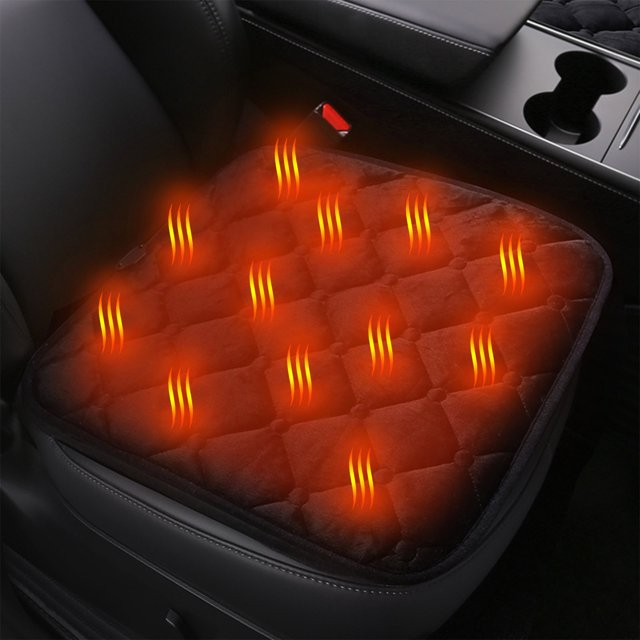 Yhmxh Home Essentials Home Appliances Heated Car Seat Cushion USB Portable Car Heating Pad Back Heating And Ventilation Function Winter Driving Heating Handle