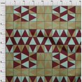 thumbnail image 4 of oneOone Cotton Cambric Brown Fabric Geometric Sewing Craft Projects Fabric Prints By Yard 56 Inch Wide, 4 of 4