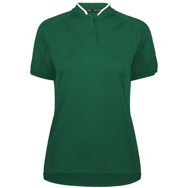 Ladies Recruiter T-Shirt, Dark Green & White - Large