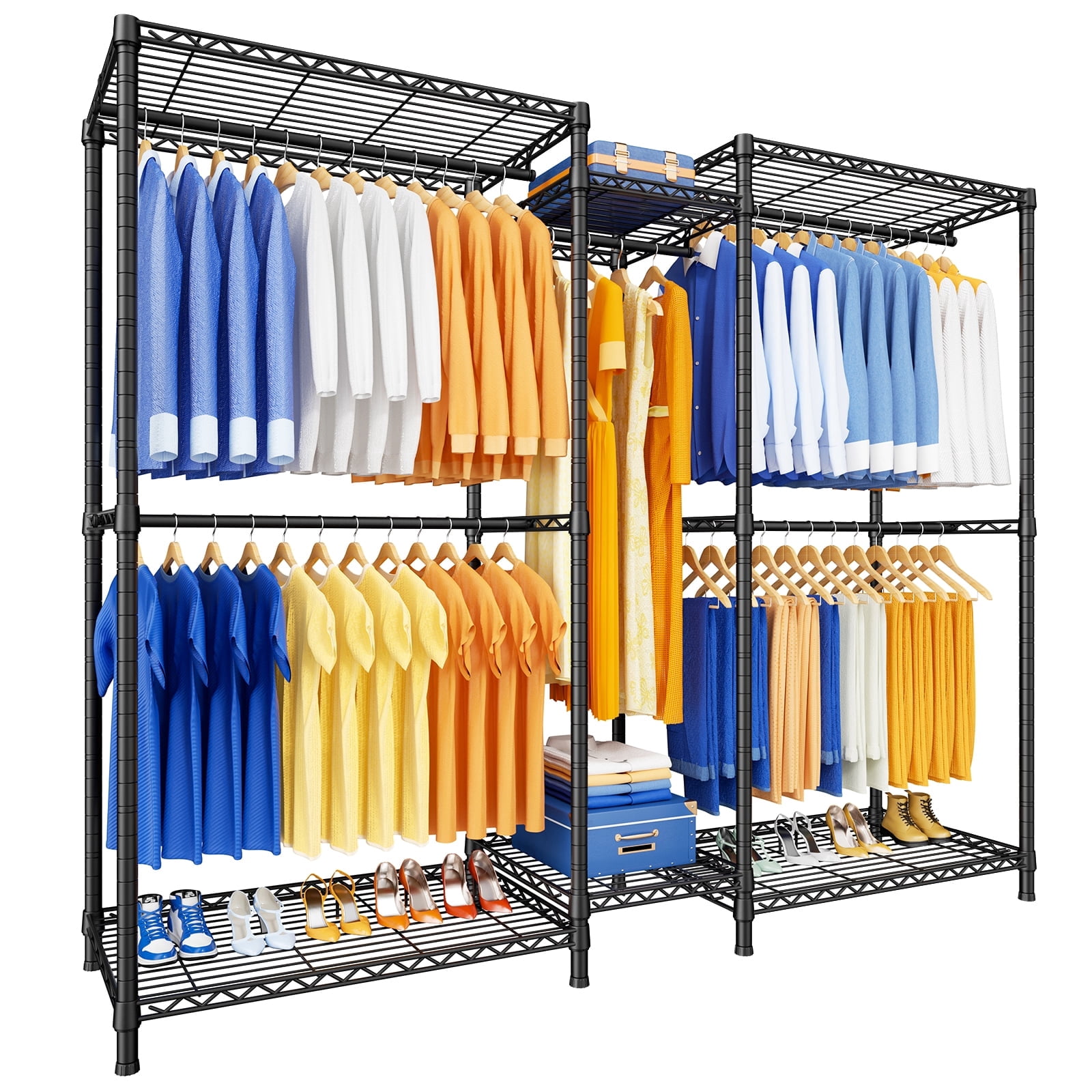 Laundry Rack Game Ulif E12 Clothes Rack ,Heavy Duty Freestanding Garment Rack with ...