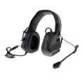 thumbnail image 1 of Foldable Hunting Headset Soft Padded Electronic Communication Headph Black, 1 of 8