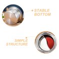 thumbnail image 3 of FONDOTIN Hotpot Cooking Pot Multi-purpose Pot Stainless Steel Round Dual Pot Design 1Pack, 3 of 8