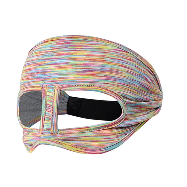 yeacher Breathable VR Eye Mask for Oculus Quest 2 & HTC Vive - Lightweight, Sweat-Proof, Multicolor Design, Unisex Fit, 26.5x14cm, Polyester Fabric, VR-B-02