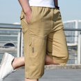 thumbnail image 4 of Diufon Men's Athletic Shorts Drawstring Waisted Outdoor Sport Shorts Spring Summer Hiking Shorts with Pockets, 4 of 7