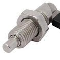 thumbnail image 2 of VONKY Stainless Steel L Type Indexing Plungers Fine Thread Locking Bolts Silver M20-10 1Set, 2 of 6