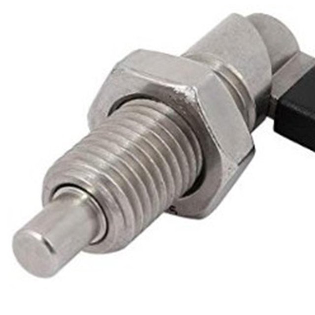 VONKY Stainless Steel L Type Indexing Plungers Fine Thread Locking Bolts Silver M12-6 5Set