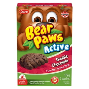 Bear Paws Active Double Chocolate 175g