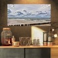 thumbnail image 1 of Stormy Weather in Hiddensee Sea - Seascape Canvas Art Print, 1 of 3