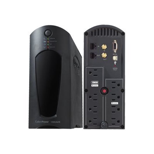 CyberPower CP1500AVRT AVR Système UPS, 1500VA/900W, 10 Prises, Mini-Tour