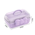 thumbnail image 3 of 3-Layer Kids Hair Accessories Organizer,Girls Hair Accessories Storage Box,Bow Switch Organizer Box Jewelry Box,Plastic Hair Ties Holder Hair Clips Container Headbands Organizer Gift for Baby Girls, 3 of 7