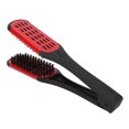 thumbnail image 2 of Double Sided Brush Clamp, Multifunctional Spring Straight Hair Hair Straightener Clamp  For Improves Hair Health Red,White, 2 of 8
