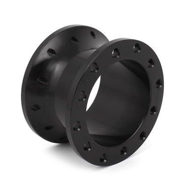 Unique Bargains Adaptateur de Moyeu de Volant en Aluminium Noir pour Voiture Auto 5cm de Hauteur Kit d'Espacement