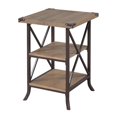 thumbnail image 1 of Convenience Concepts Brookline Table d'Appoint, Fini Bois Flotté Beige, 1 of 5