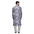 thumbnail image 3 of Atasi Ensemble Kurta-Pyjama Long en Coton pour Hommes, Kurta-Pyjama Décontracté de Designer, Vêtements, 3 of 5