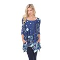 thumbnail image 2 of White Mark Tunique pour Femmes à Manches 3/4 en Jersey, 2 of 5
