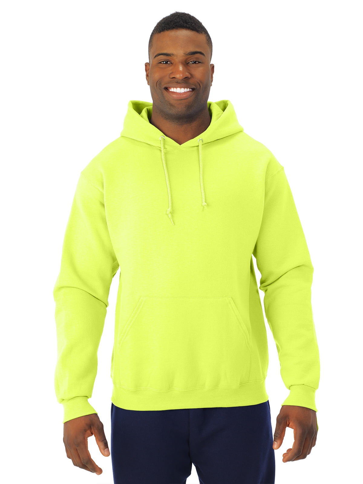 Jerzees Chandail à Capuchon en Molleton NuBlend pour Hommes, 2X, Vert Sécurité