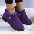 thumbnail image 3 of Mepaouo Womens Snow Boots Waterproof Winter Ankle Booties Comfortable Outdoor Slip on Walking Shoes, 3 of 7