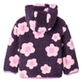 thumbnail image 2 of George Toddler Girls' Full Zip Teddy Fleece Jacket, 2 of 2