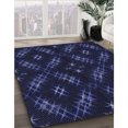 thumbnail image 3 of Ahgly Company Tapis d'Intérieur Lavable en Machine Carré Transitionnel Violet Pervenche Profond, 8 Pieds Carré, 3 of 7