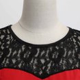 thumbnail image 3 of Robes d'Été Sans Manches pour Femmes Robes d'Été pour Femmes Unies Rétro Sans Manches Panneau en Dentelle Col Rond Ourlet à la Taille Robes avec Ceinture Robes d'Été pour Femmes avec Manches, 3 of 7