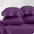 thumbnail image 1 of Bare Home Pillowcase Set - Premium 1800 Collection - Double Brushed - Ultra Soft - Standard Size, Plum, 4 Count, 1 of 7