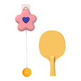 thumbnail image 2 of Children's Hanging Table Tennis Trainer Exercise Equipment Self Training Professional indoor Pink 1 Paddle, 2 of 8