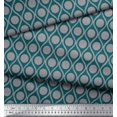 thumbnail image 3 of Soimoi Rayon Fabric Dot & Ogee Damask Fabric Prints by Yard 42 Inch Wide, 3 of 3