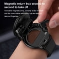 thumbnail image 4 of Thinsony Full Round Touch Mechanical Button Operations Long Battery Life Smart Watch Smart Watch With Earbuds silver, 4 of 6