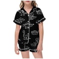 thumbnail image 2 of WEAIXIMIUNG Kid DIY Hand Painted Homewear Set Colouring Pajama Sets For And Girl Can Play With And Wea 110, 2 of 5
