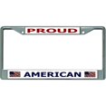 thumbnail image 1 of Cadre de Plaque d'Immatriculation Chrome Américain Fier, 1 of 1