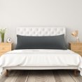 thumbnail image 3 of PiccoCasa Brushed Microfiber Pillowcase Body Pillow Pillowcase, King Grey, 3 of 9