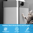 thumbnail image 2 of Pirecart 16 Gallon Automatic Trash Can, Motion Sensor Kitchen Trash Can Stainless Steel Smart Bin for Home Office, 2 of 9