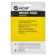 thumbnail image 2 of Niche Front Brake Pad Set for Yamaha TW200 Organic Motorcycle 519-KPA2686D, 2 of 5