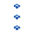 thumbnail image 2 of Decodeary 50pieces Low Maintenance Soft Texture Fabric For Albums And Decorations Realistic Appearance Fiber Wide Application Deep Blue 4.5cm 3Set, 2 of 6