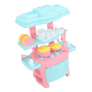 Set de jouets de cuisine, jeu de prétendance interactif Jouets de cuisine bords lisses Plastique pour la maison