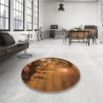 thumbnail image 4 of Ahgly Company Machine Washable Indoor Rectangle Transitional Red Brown Area Rugs, 4' x 6', 4 of 7