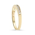 thumbnail image 2 of Bague de Garde de Mariage Empilable en Or Jaune 14K avec Diamant 1/4 Ct, 2 of 4