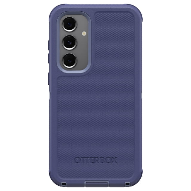 OtterBox Defender Pro Case Denver Dusk pour Samsung Galaxy S24 FE en Bleu Foncé avec Étui en silicone Texturé, Coins Renforcés, Découpe Surélevée pour Caméra et logo OtterBox Embossé, Offrant une protection à Trois Couches contre les Chutes et les Impacts pour un Usage Quotidien Robuste.